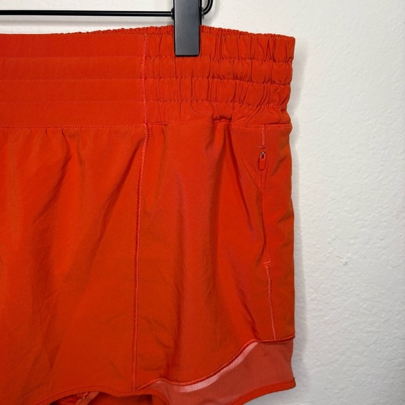 Lululemon Orange/red Hotty Hot Shorts size 14 - Picture 5 of 11
